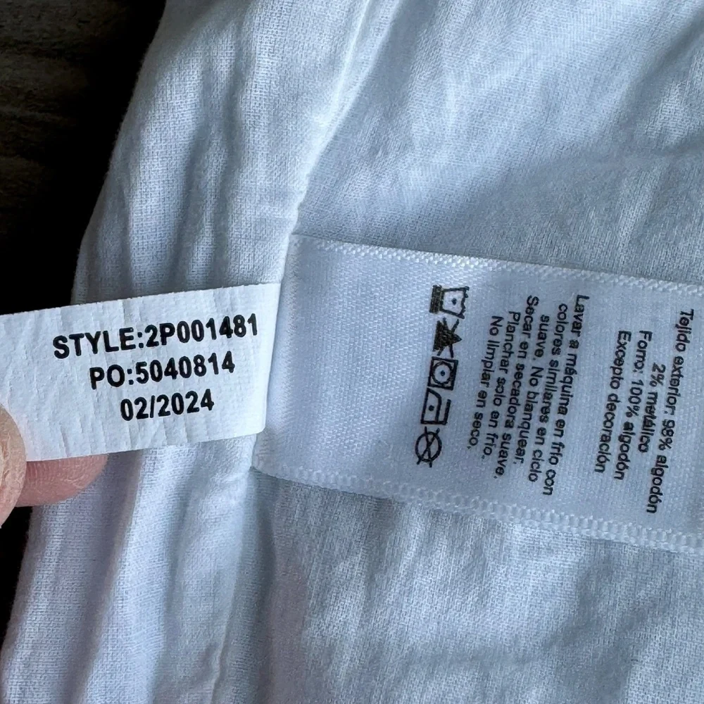 J.Crew 8 White Ivory 100% Cotton Utility Skirt‎ Patch Pockets